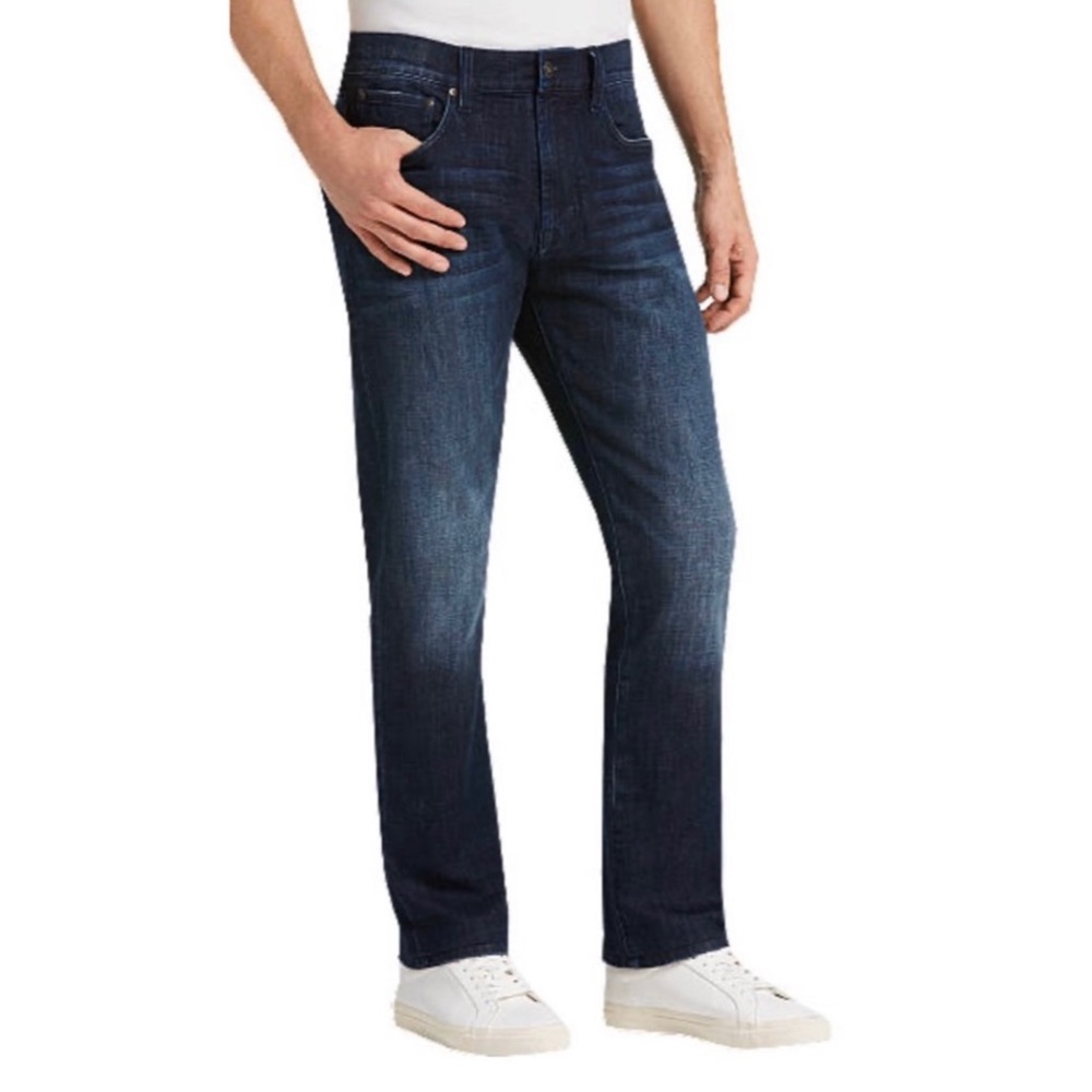 Joseph Abboud Slim Fit Dark Wash Luxe Men’s Jeans EUC 38 x 32 w Slight Stretch